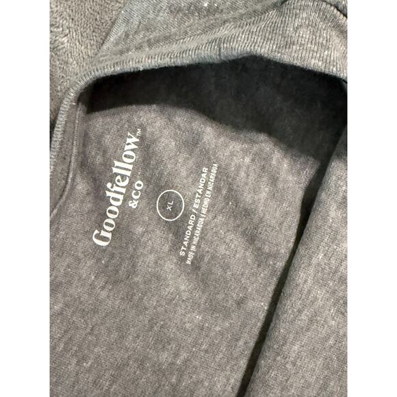 NWT Goodfellow & Co. Size XL Men Tee Shirt Floral Gray Crew Neck Causal Neutral - Picture 6 of 9